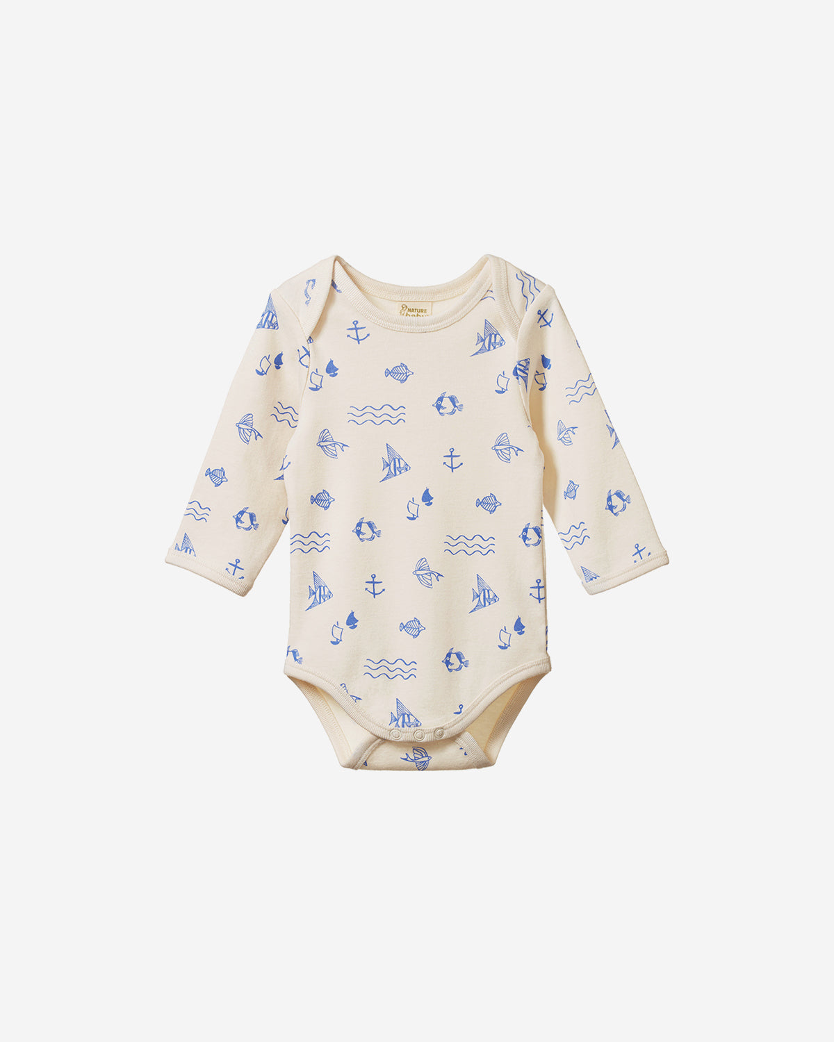 LONG SLEEVE BODYSUIT - ATLANTIC PRINT