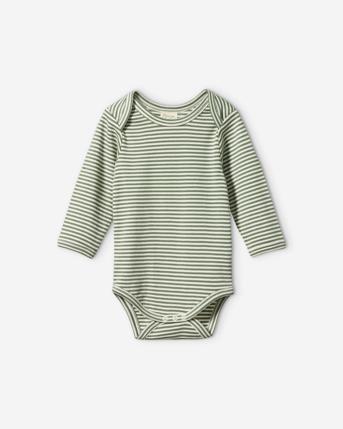 LONG SLEEVE BODYSUIT - NETTLE STRIPE