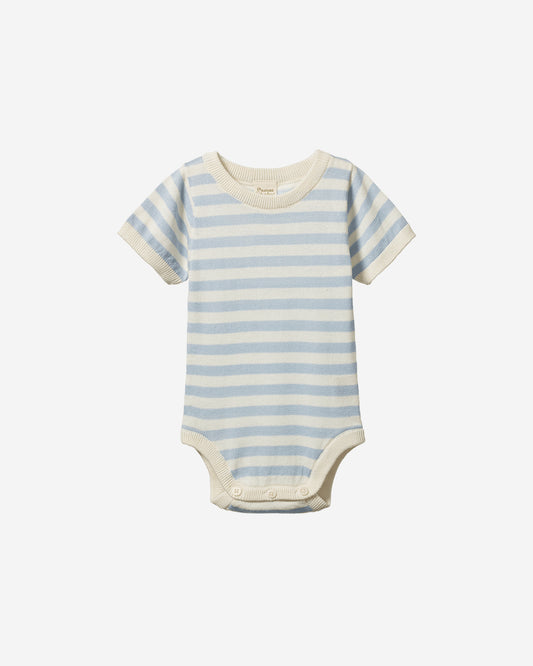 REN BODYSUIT - CELESTIAL BLUE SEA STRIPE