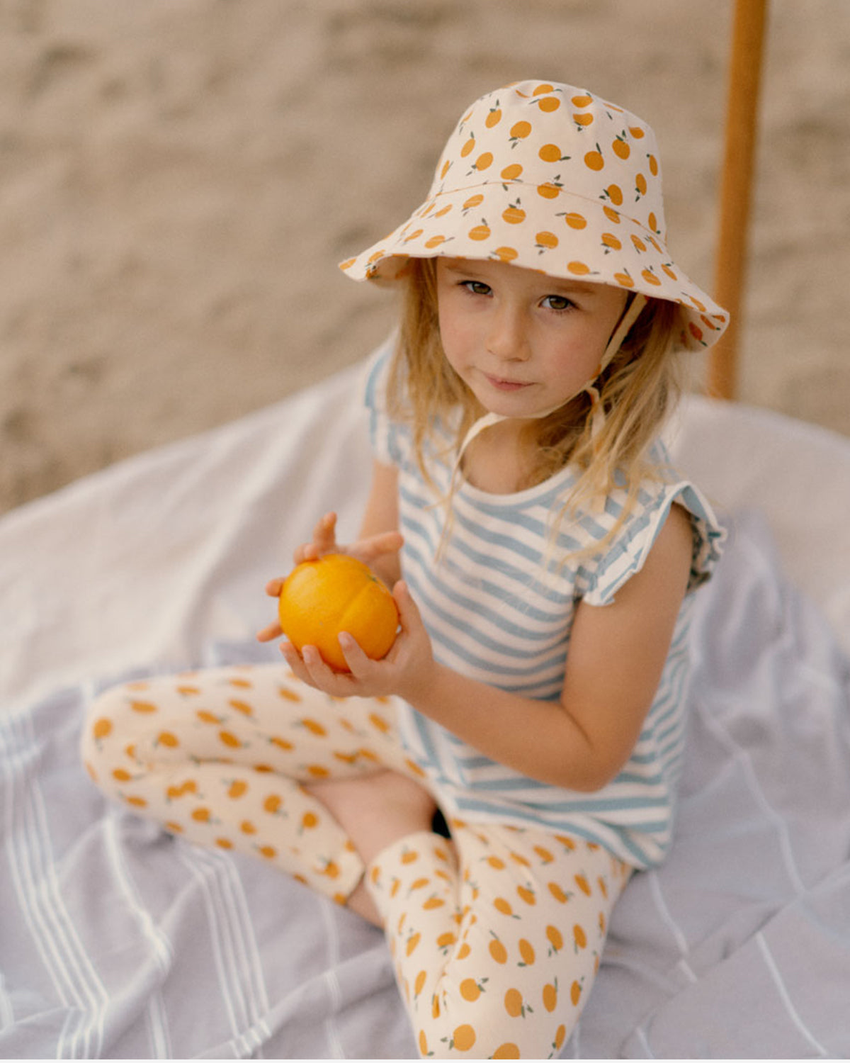 LEGGINGS - ORANGE BLOSSOM PRINT