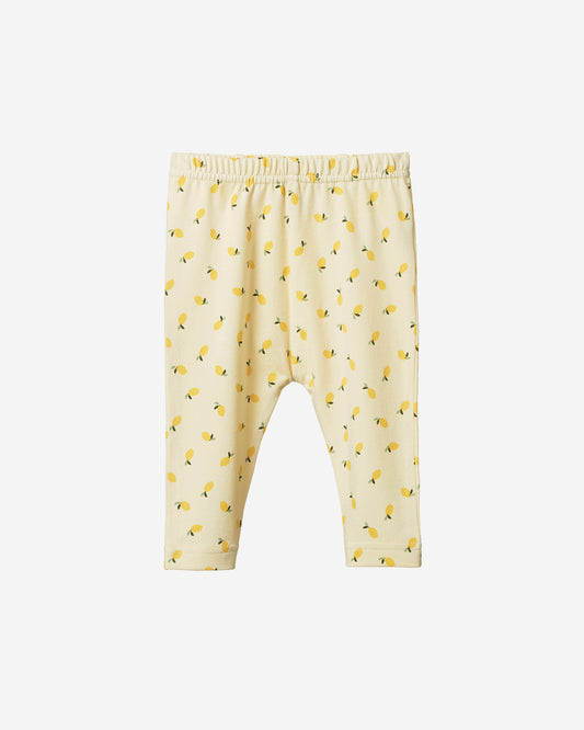 PETITE LEMON CREAM PRINT LEGGINGS