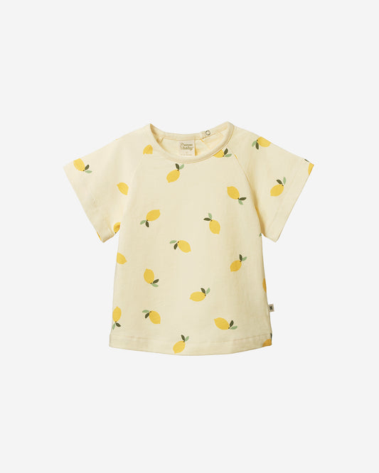 JUNIPER TEE - LEMON CREAM