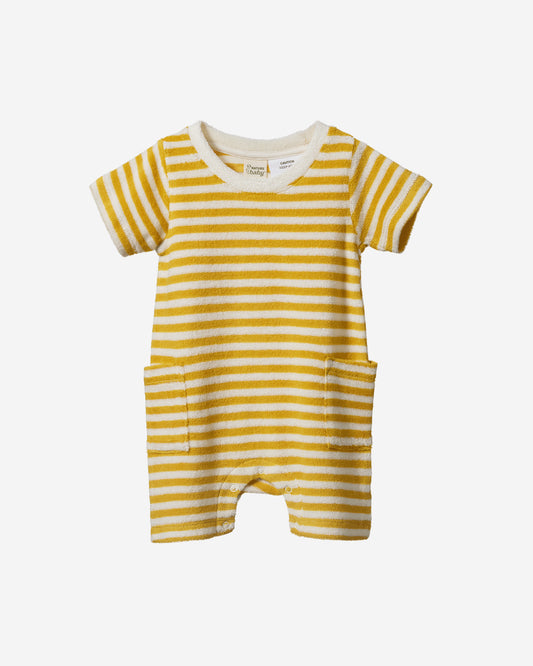 OCEAN SUIT - GOLDEN SEA STRIPE