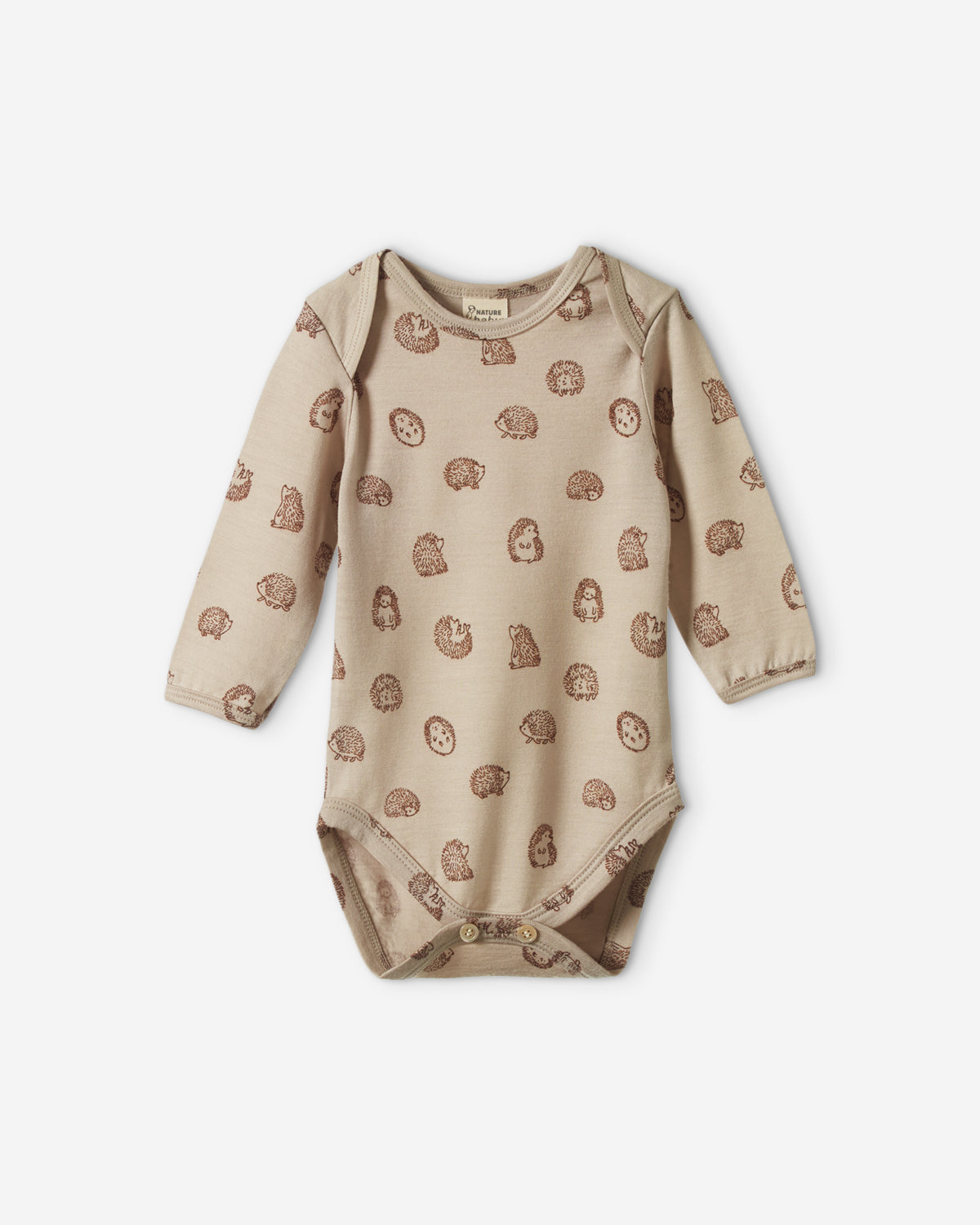 MER ESS L/S BODYSUIT - HAPPY HEADGEHOG