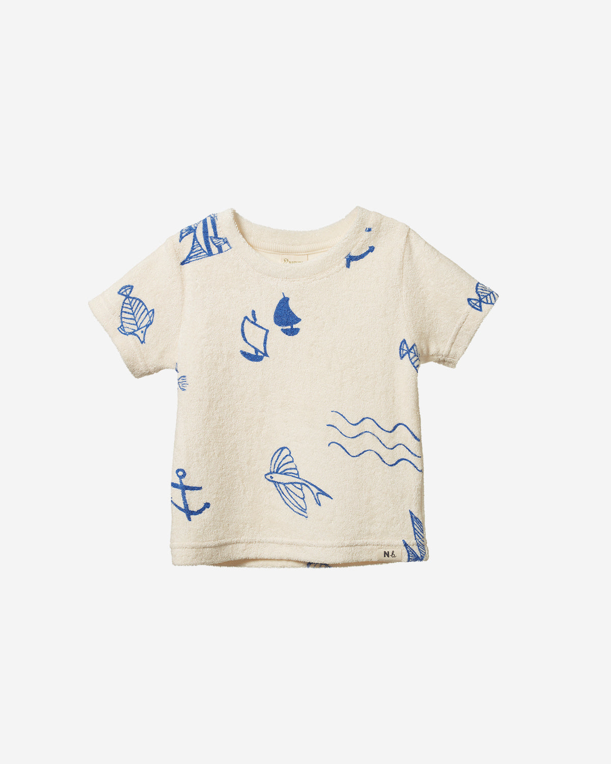 RIVER TEE TERRY - ATLANTIC PRINT