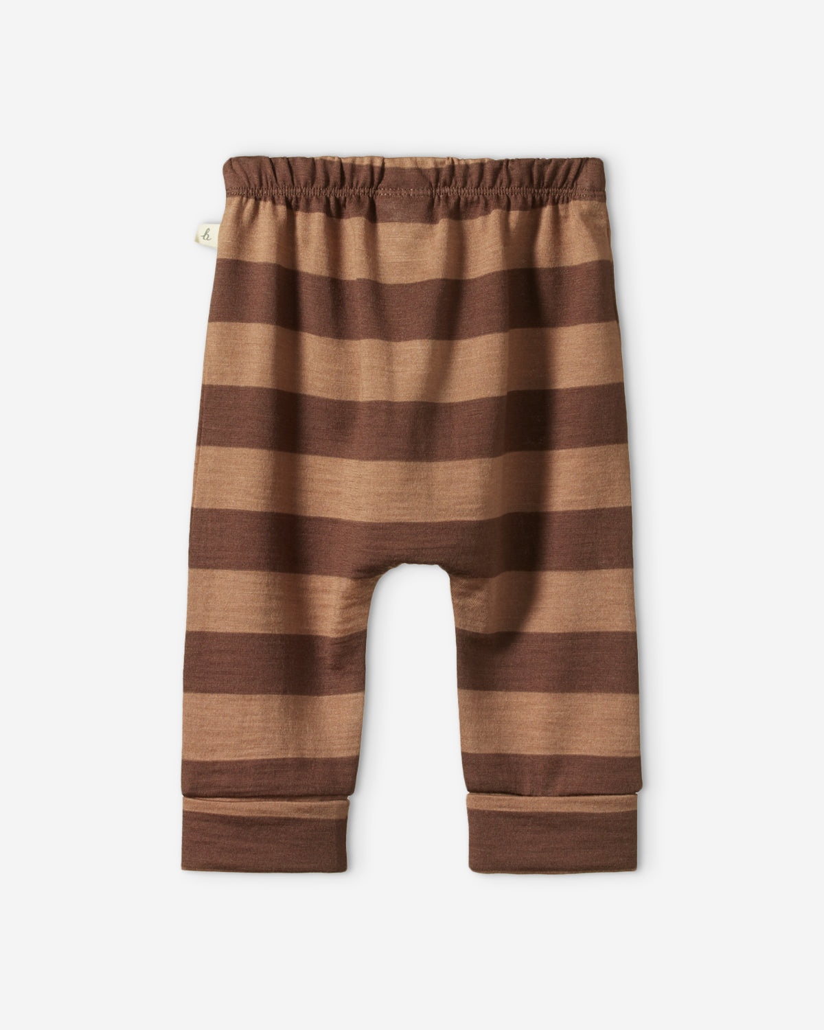 MERINO DRAWSTRING PANTS - BEAR STRIPE