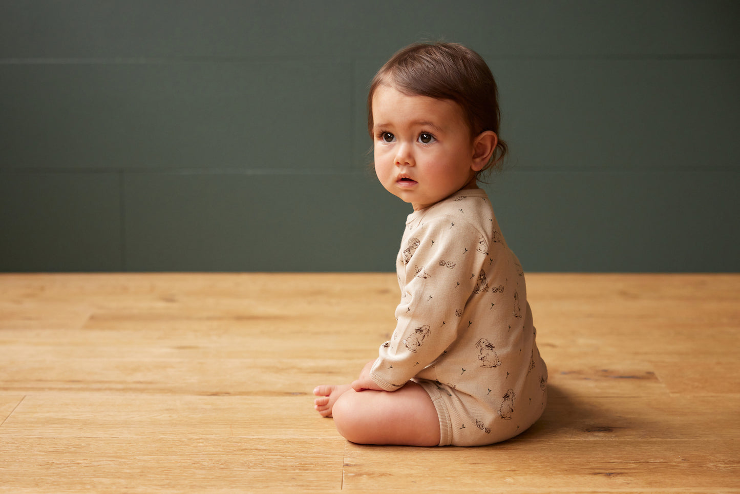 LONG SLEEVE BODYSUIT - FOREST FRIENDS