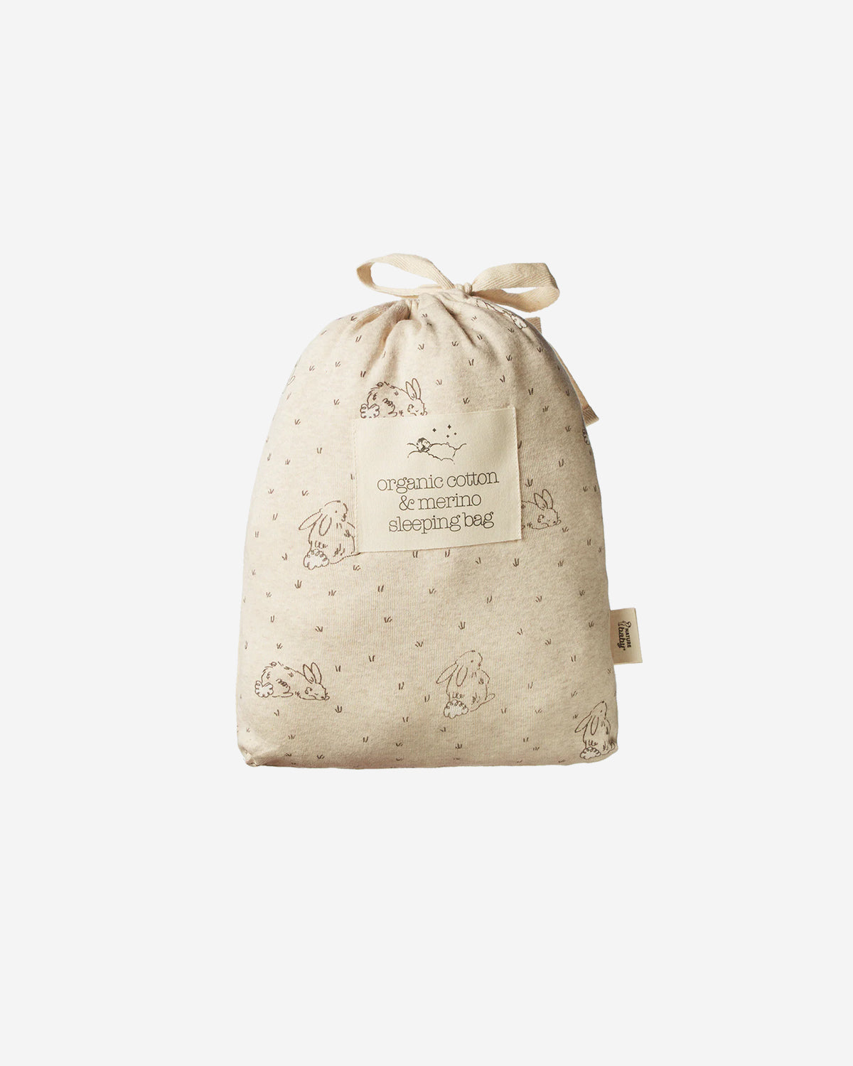 ORGANIC COTTON & MERINO SLEEPING BAG - BRAMBLE BURROW SLEEP PRINT