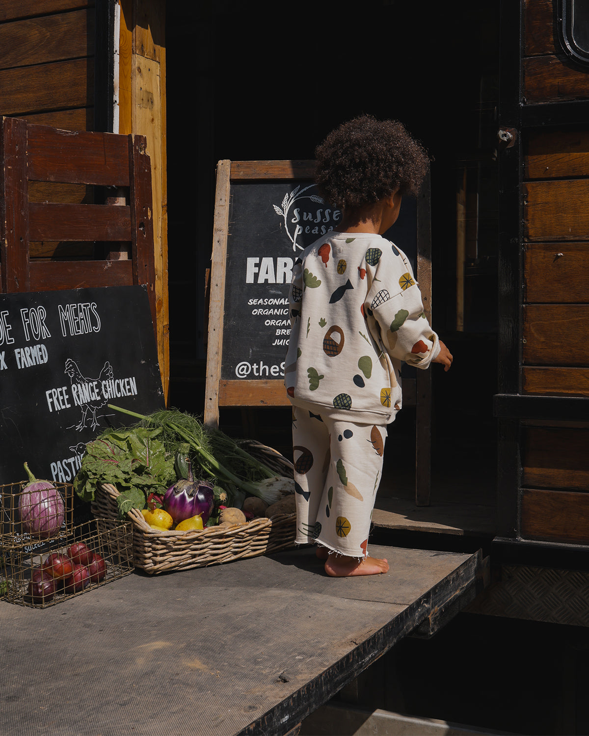 FARMERS MARKET WIDE LEG PANTS