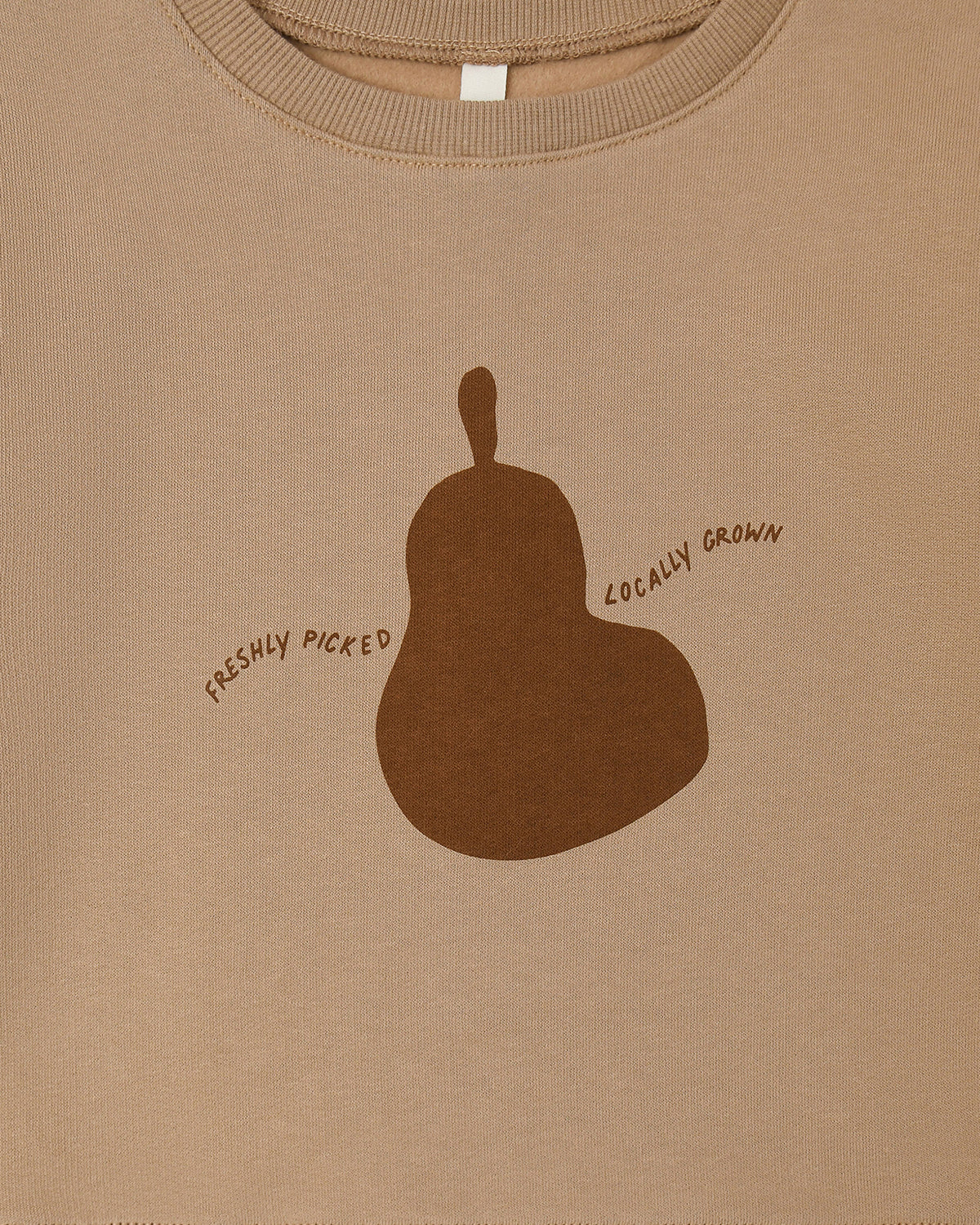 PEAR SLOGAN SWEATSHIRT