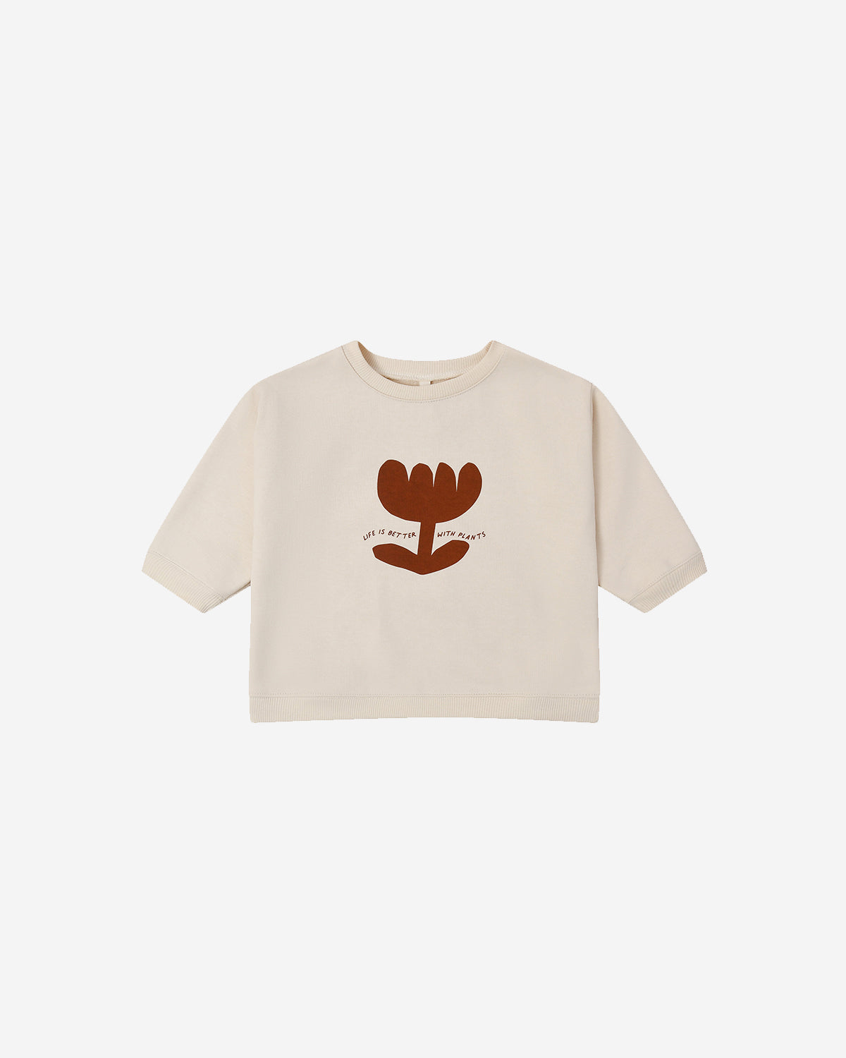 PLANT SLOGAN SWEATSHIRT