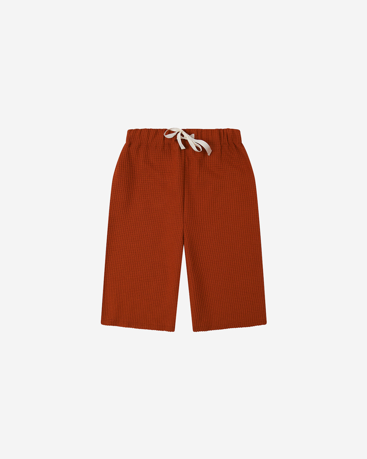 PAPRIKA WAFFLE WIDE LEG PANTS