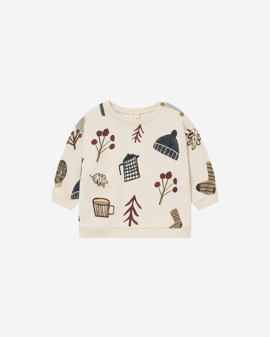 COSY WILD SWEATSHIRT UNDYED