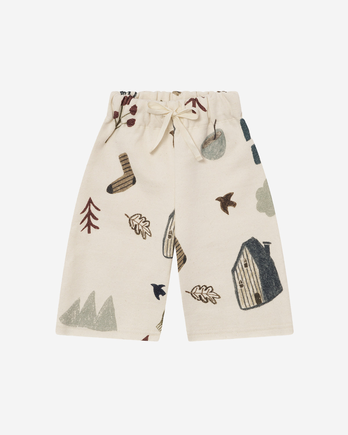 COSY WILD WIDE LEG PANTS UNDYED