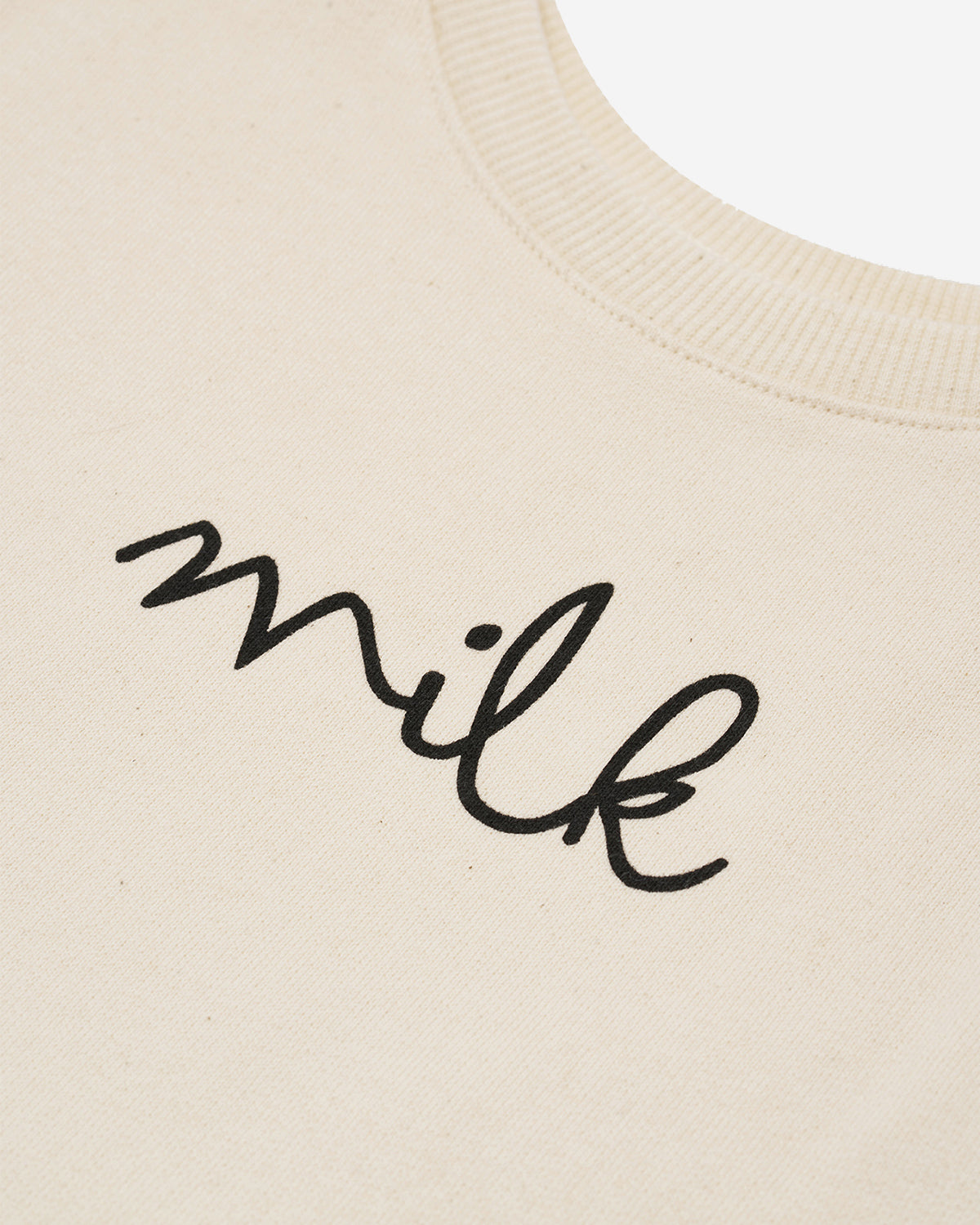 MILK SWEATSHIRT UNDYED