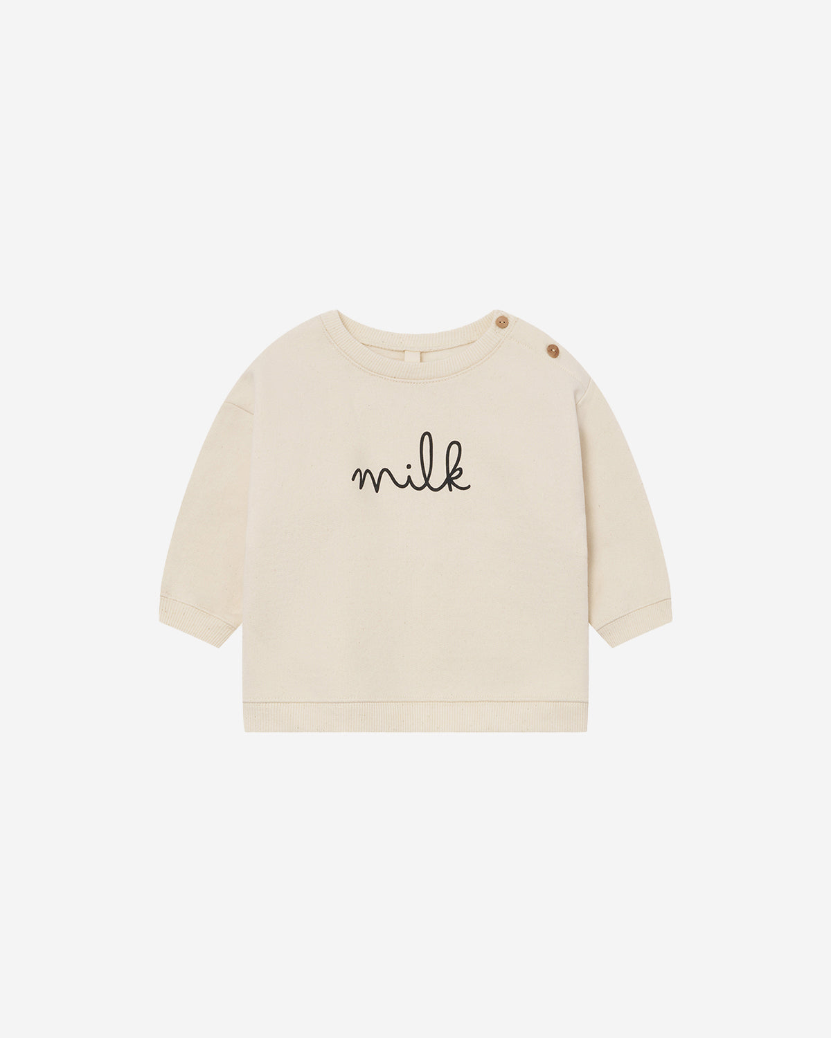 MILK SWEATSHIRT UNDYED