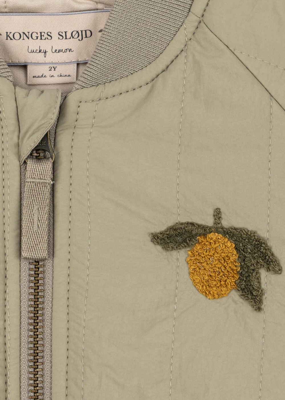 JUNO TERRY BOMBER JACKET - LAUREL OAK