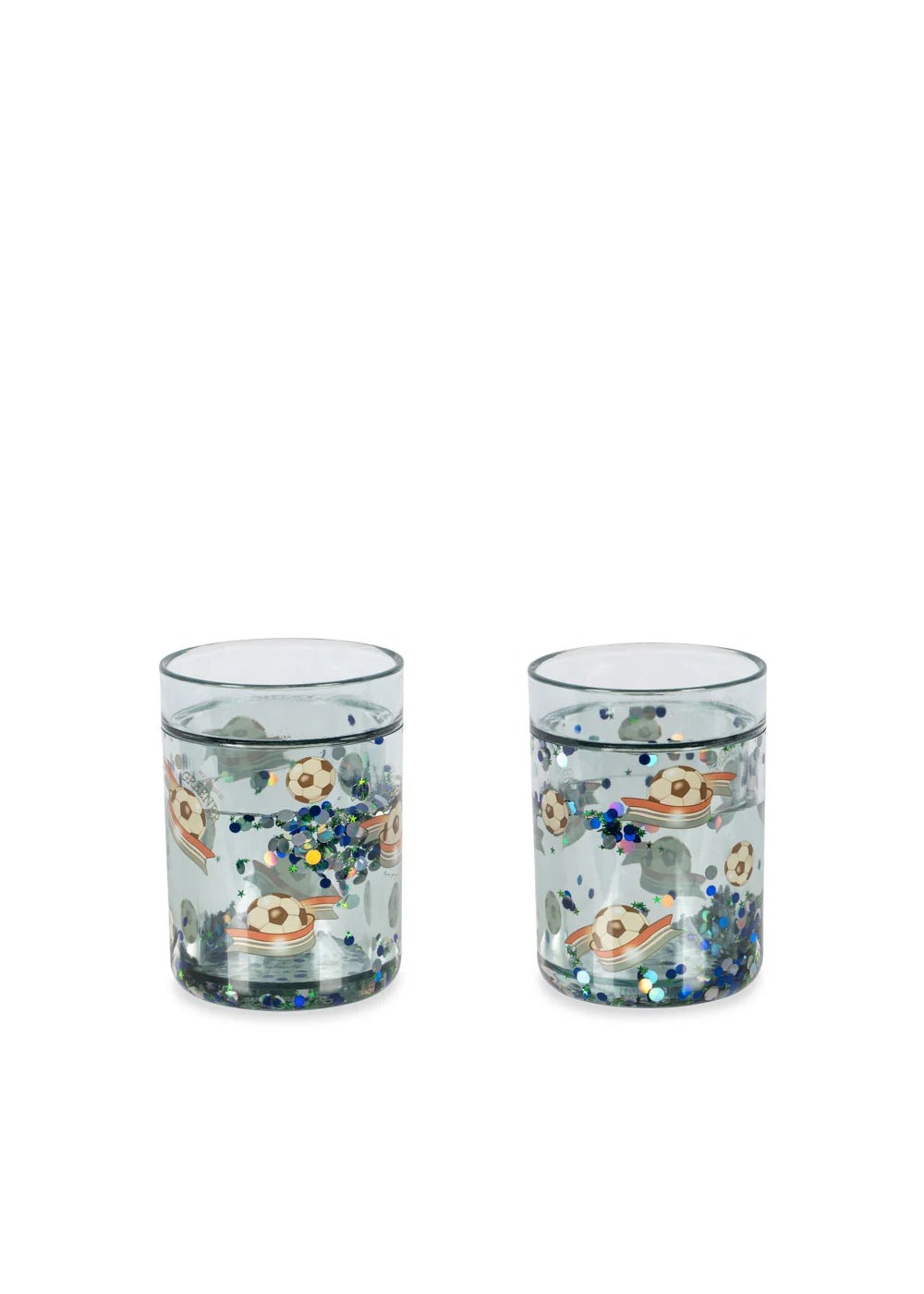 2 PACK GLITTER CUPS - OFF WHITE/KICK IT