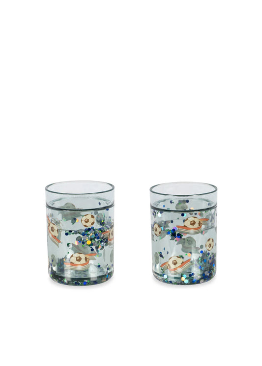 2 PACK GLITTER CUPS - OFF WHITE/KICK IT