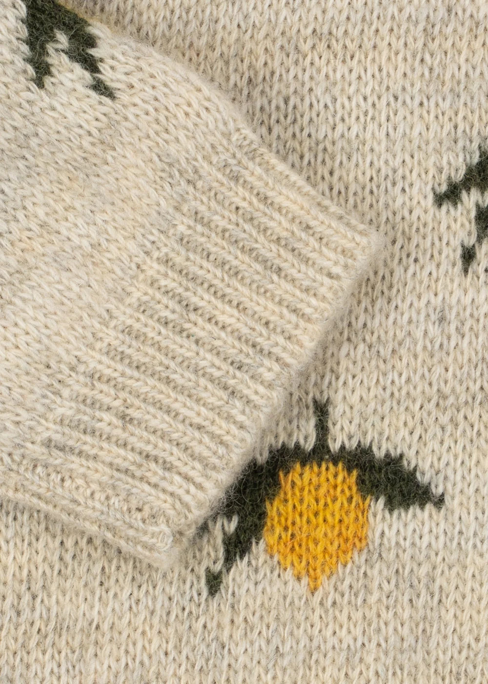 BELOU KNIT SWEATER-LEMON