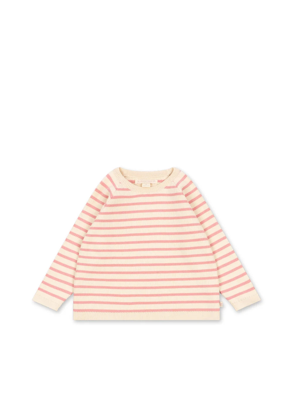 BUMA KNIT SWEATER - PEONY BUTTER STRIPE