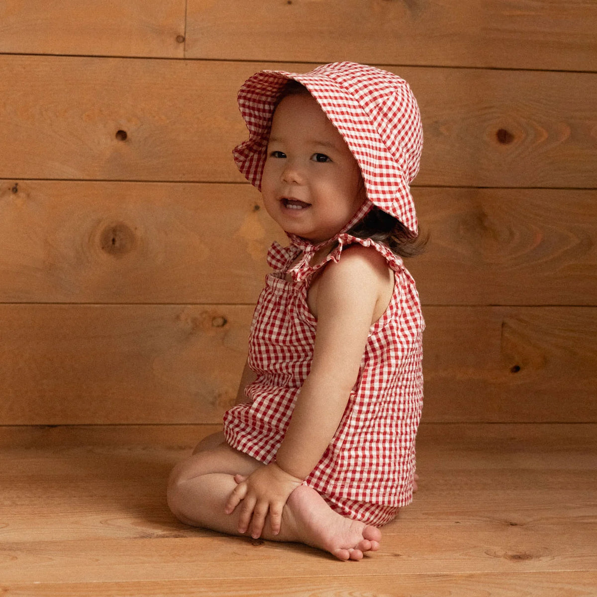 PETAL SET - RED GINGHAM