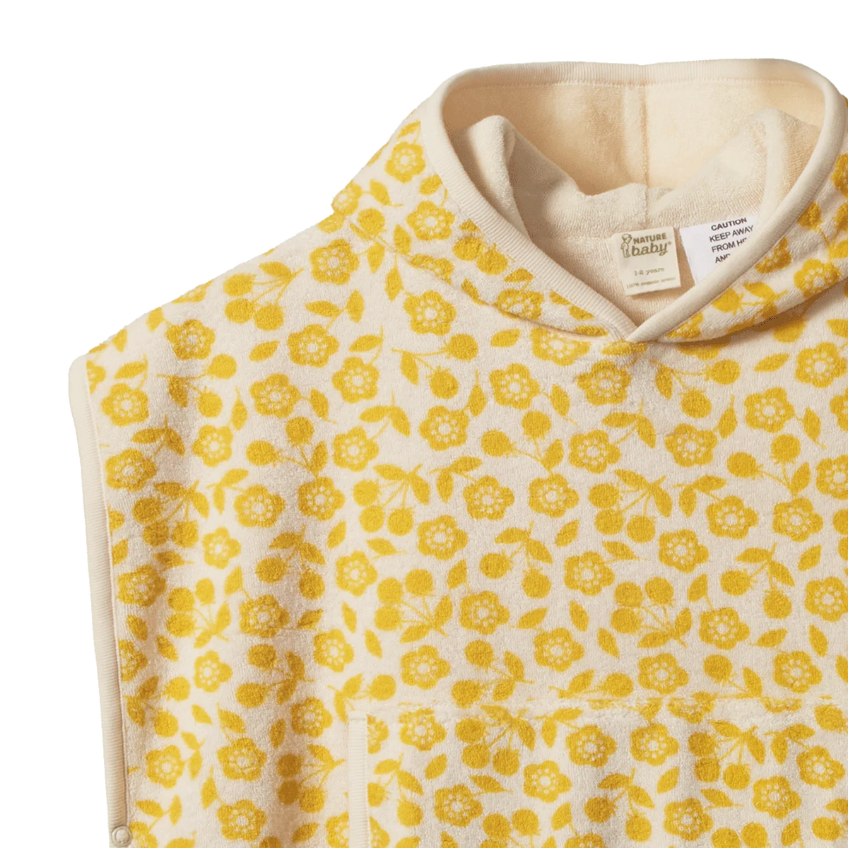 PONCHO TOWEL - KITCHEN GARDEN FREESIA PRINT