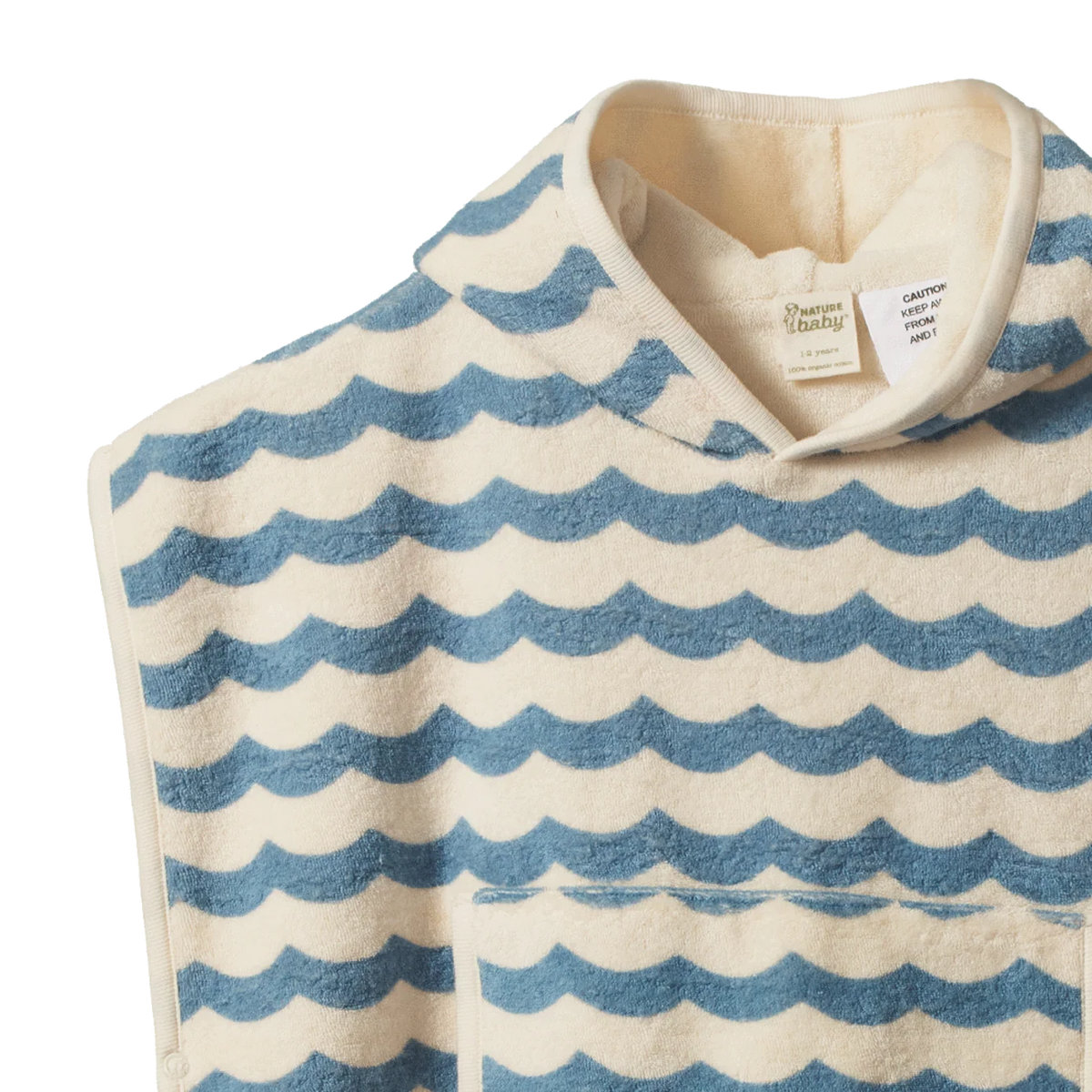 PONCHO TOWEL - WAVES PRINT