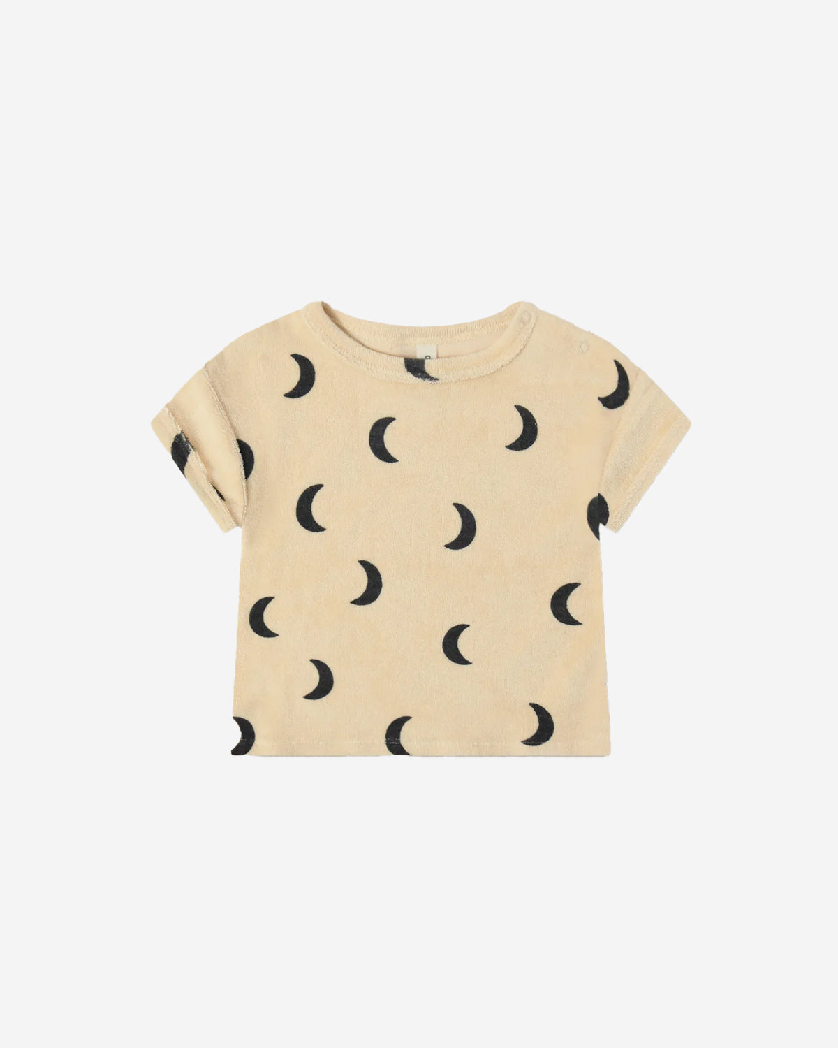 PEBBLE MIDNIGHT TERRY BOXY T-SHIRT
