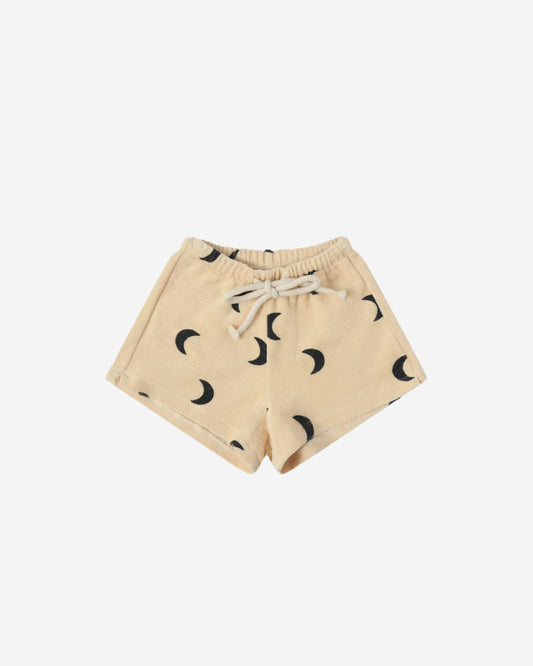 PEBBLE MIDNIGHT TERRY ROPE SHORTS