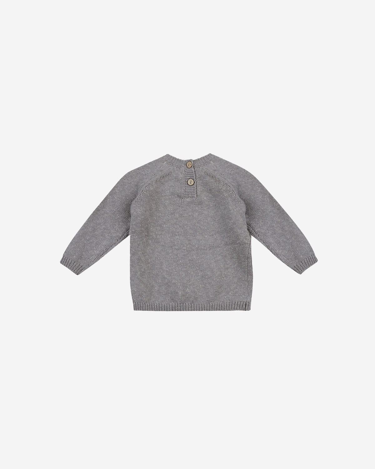 KNIT SWEATER - HEATHERED LAGOON