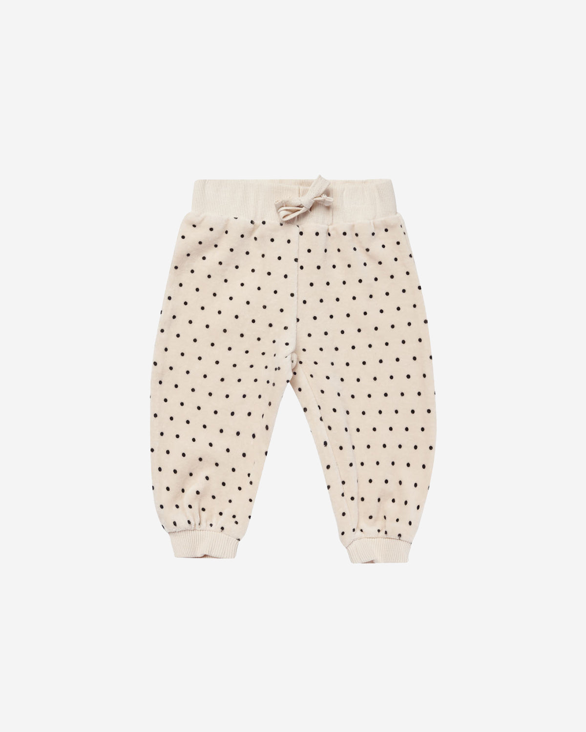 VELOUR RELAXED SWEATPANT - POLKA DOT