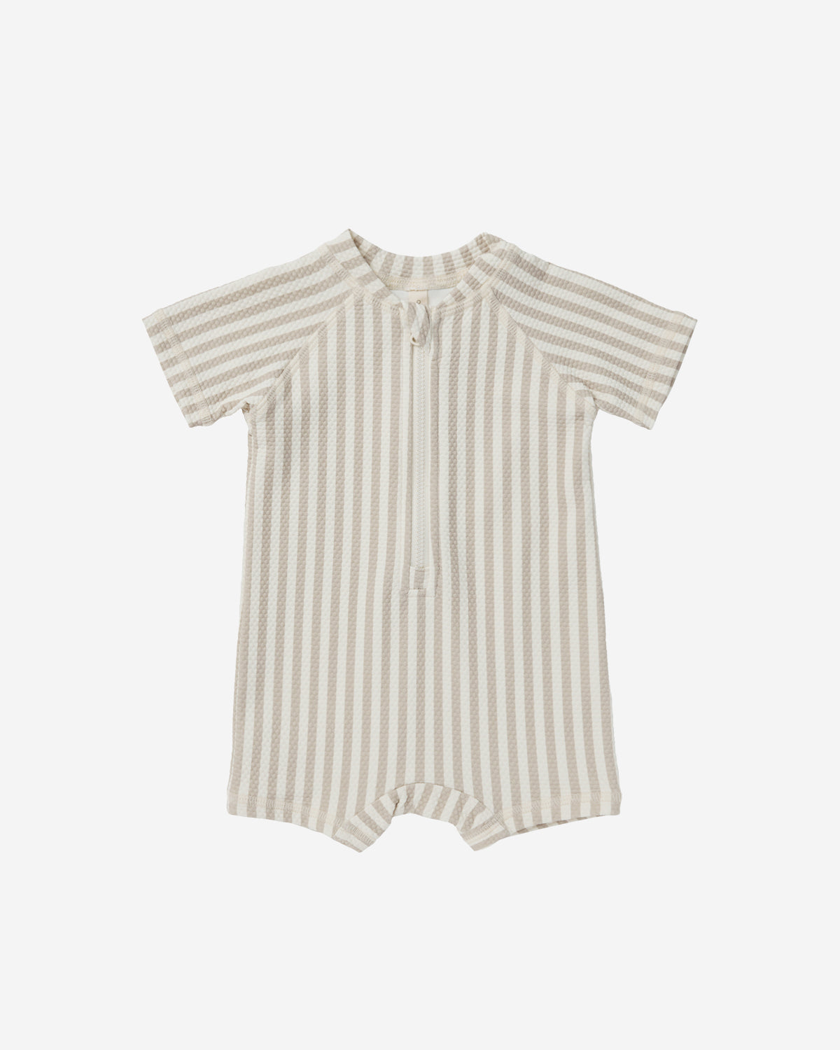 ZIP RASHGURAD ONEPIECE - ASH STRIPE