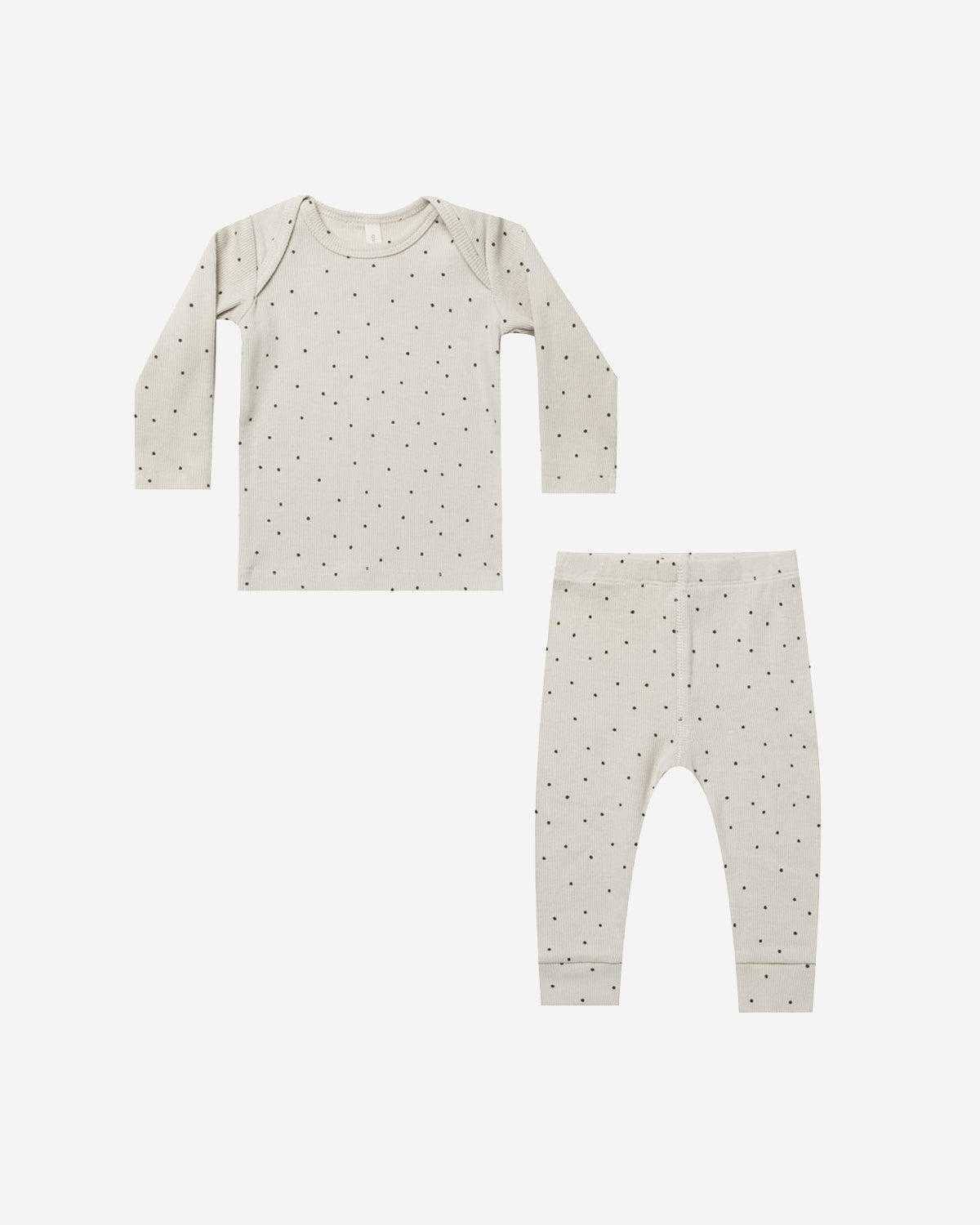 RIBBED TEE AND LEGGING SET - MINI DOTS