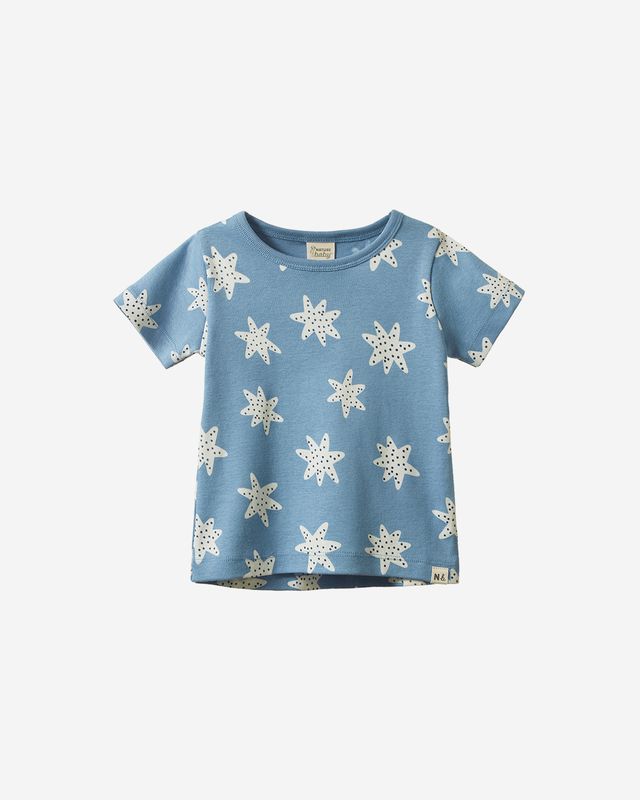 RIVER TEE - SEA STARS PRINT