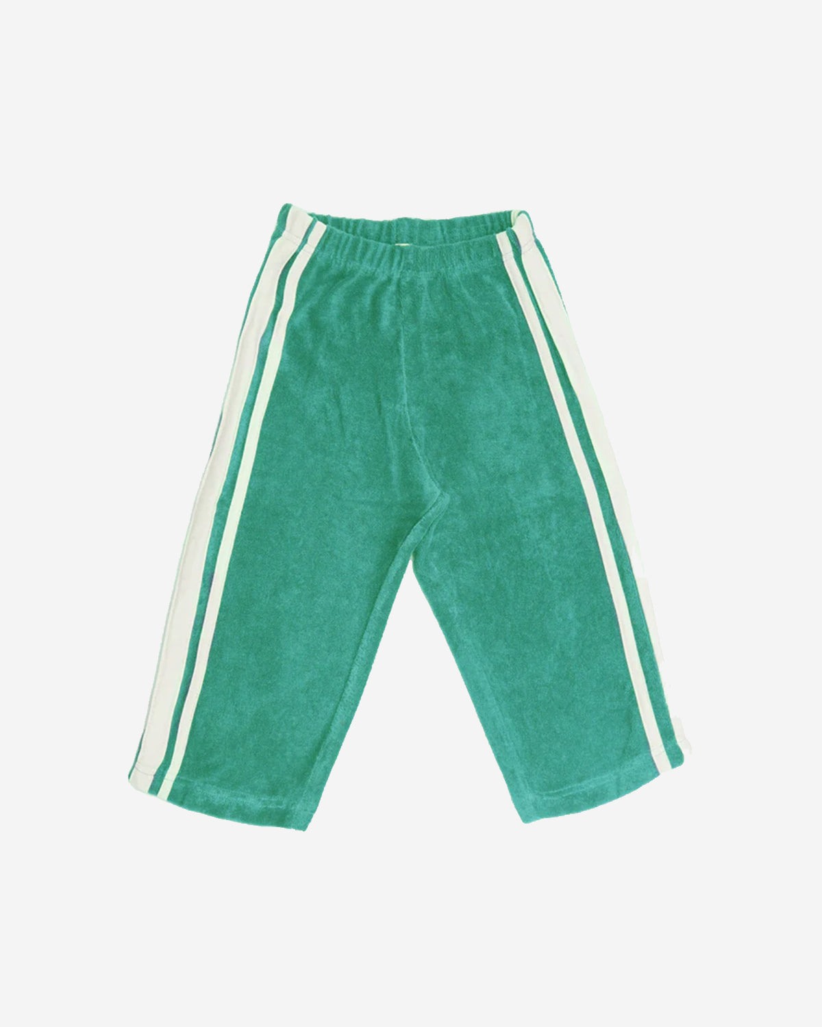 RACER TERRY WIDE LEG PANT GREEN