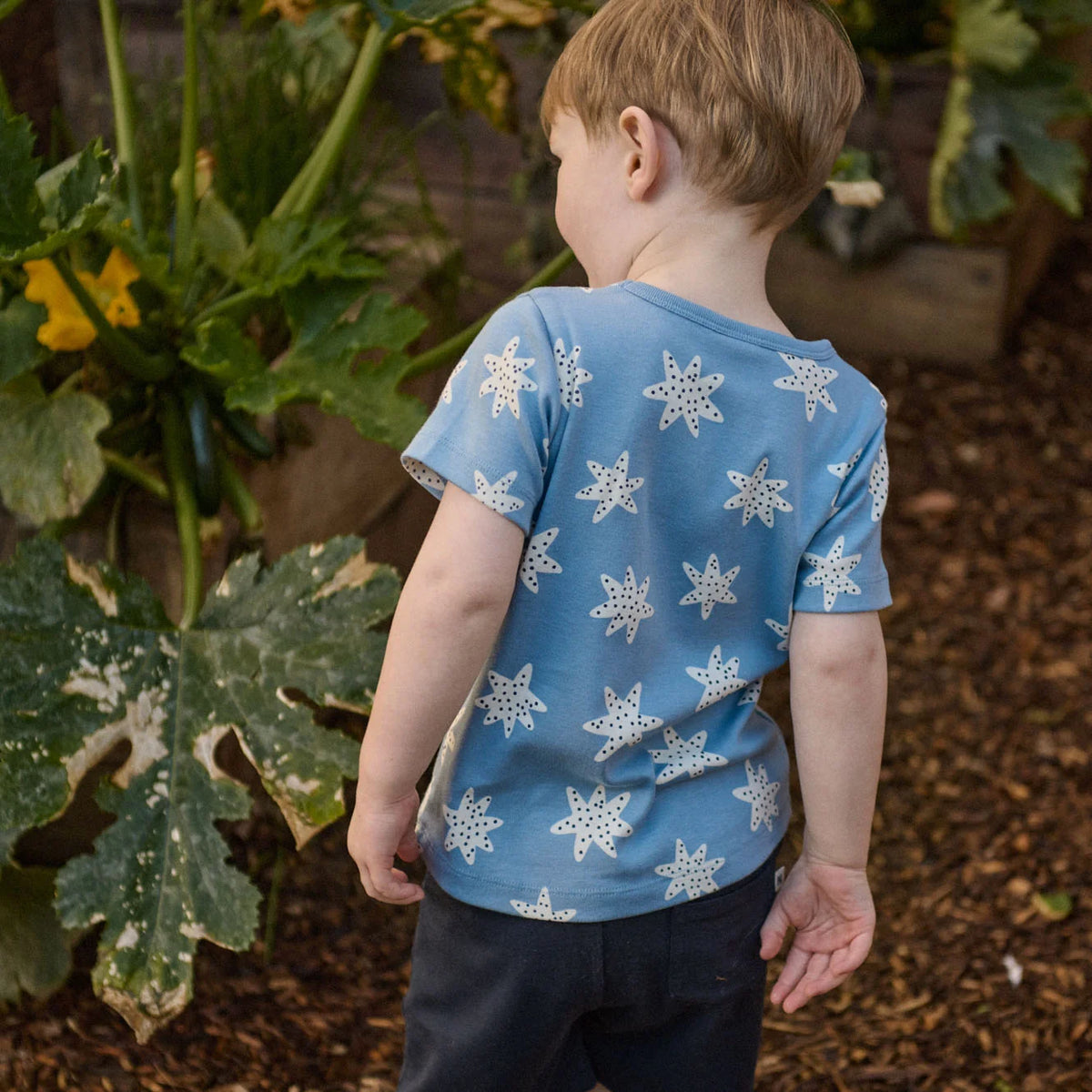 RIVER TEE - SEA STARS PRINT