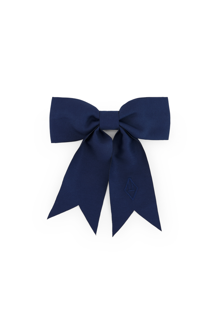DEEP BLUE COATI BOW HAIR CLIP