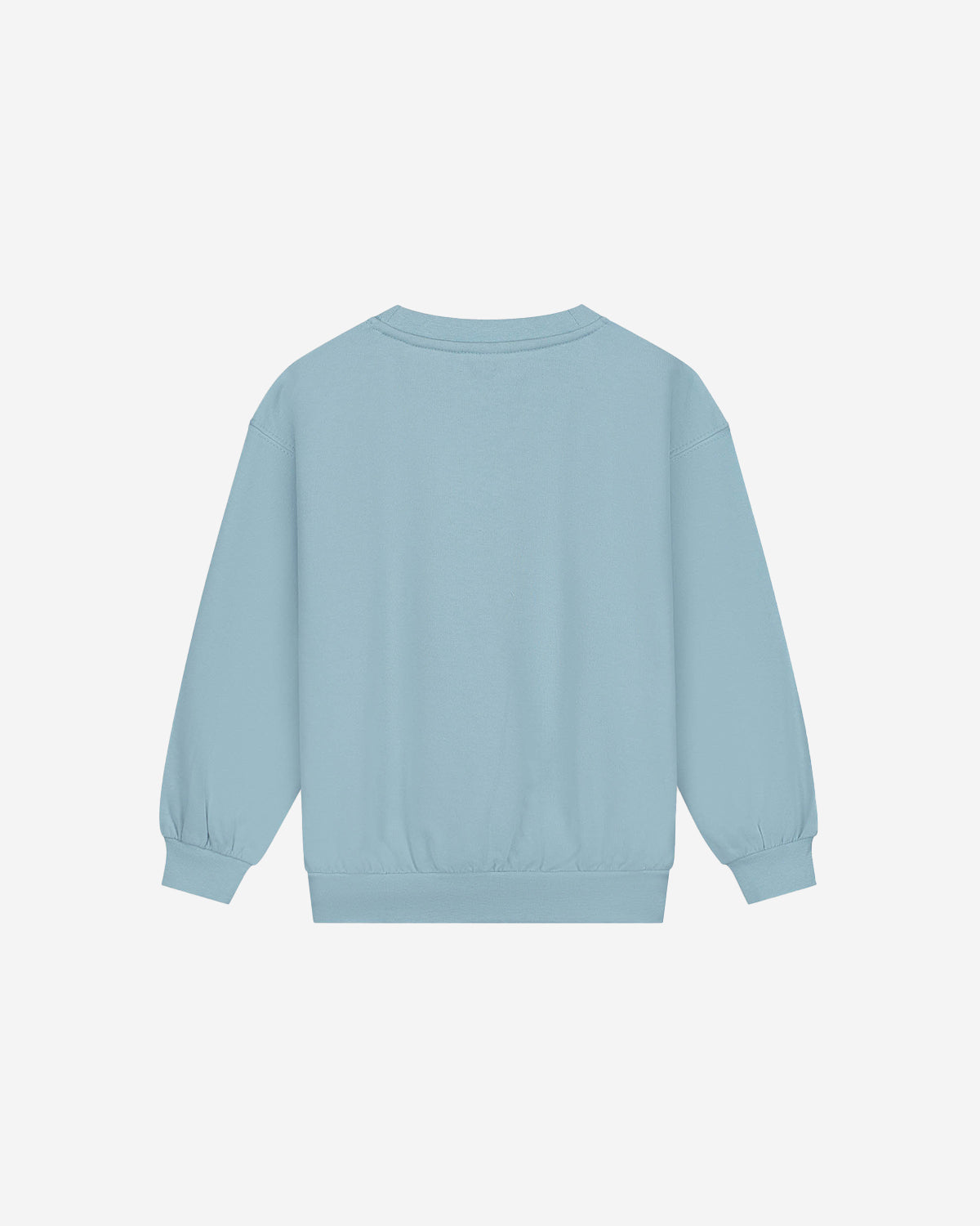 DROPPED SHOULDER SWEATER GOTS - SKY