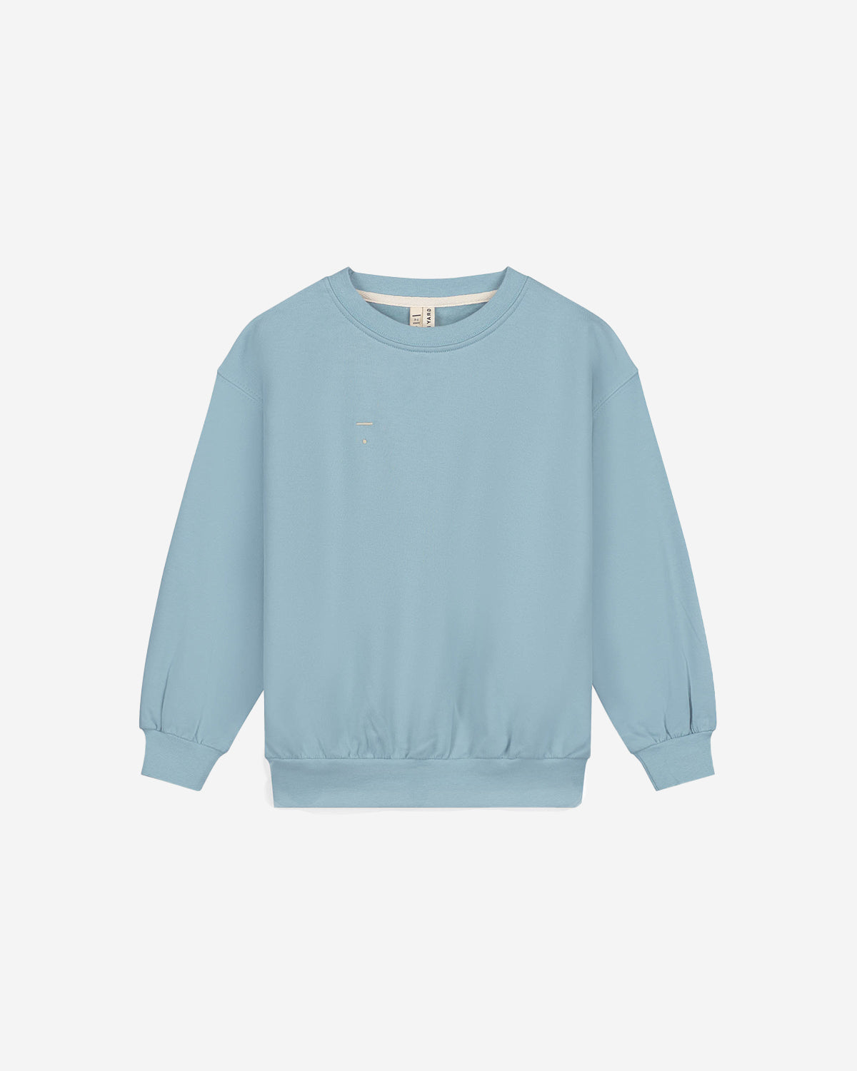 DROPPED SHOULDER SWEATER GOTS - SKY