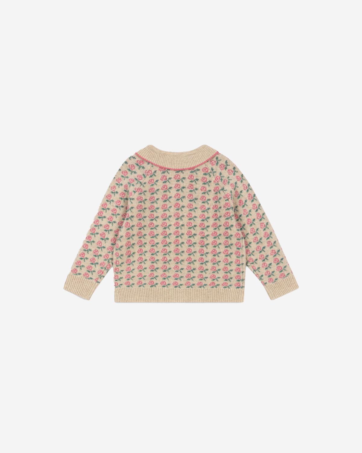 BELOU KNIT CARDIGAN - ROSE