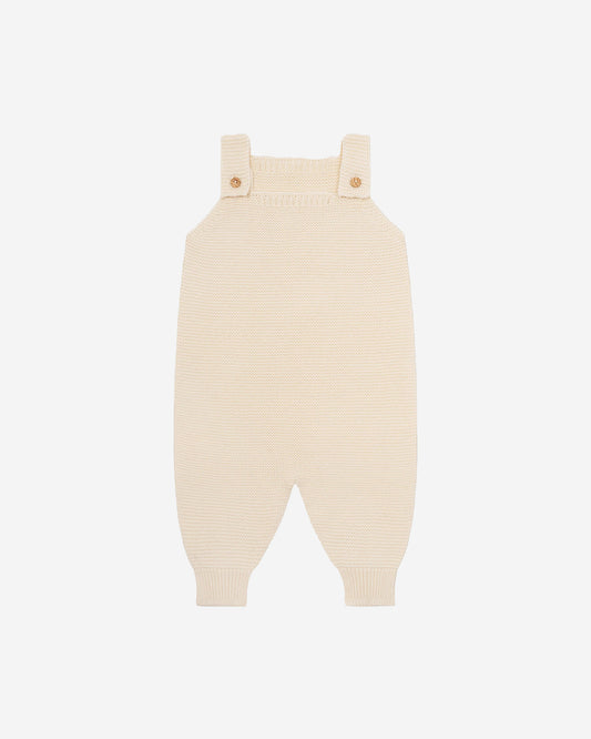 UNDYED COTTON KNITTED SALOPETTE