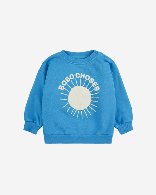 BABY BOBO CHOSES SUN TURQUOISE SWEATSHIRT