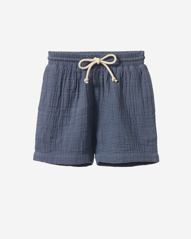JAMES SHORTS MUSLIN - VINTAGE INDIGO