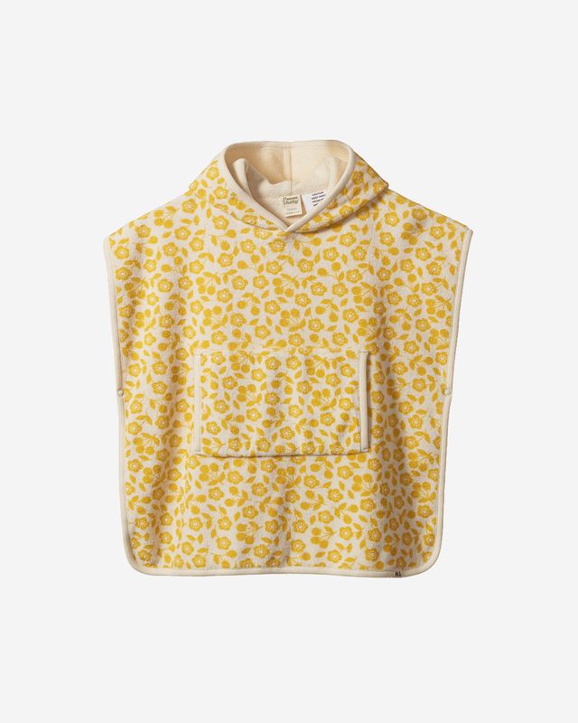 PONCHO TOWEL - KITCHEN GARDEN FREESIA PRINT