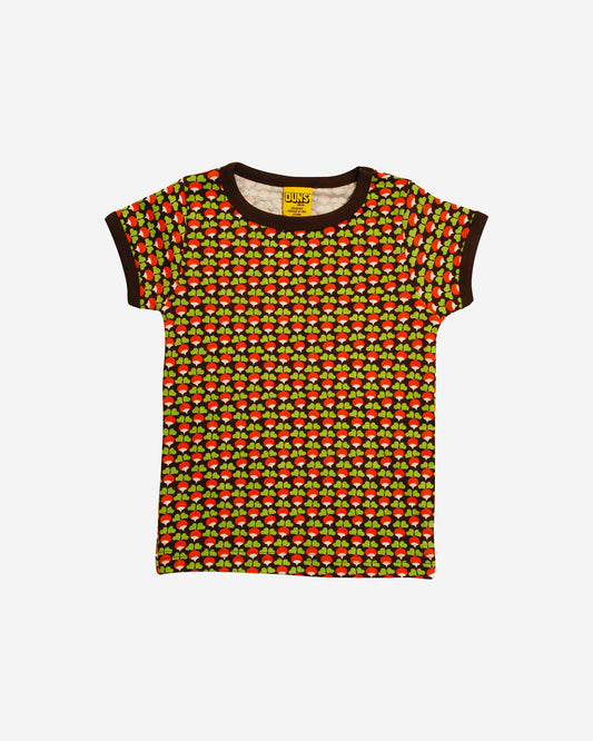 MINI RADISH S/SLEEVE TSHIRTS - CHOCOLATE BROWN