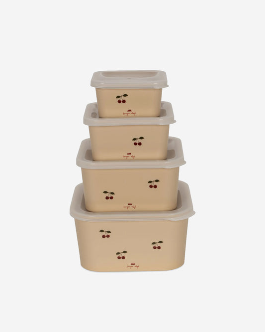 FOOD CONTAINER SET - CHERRY