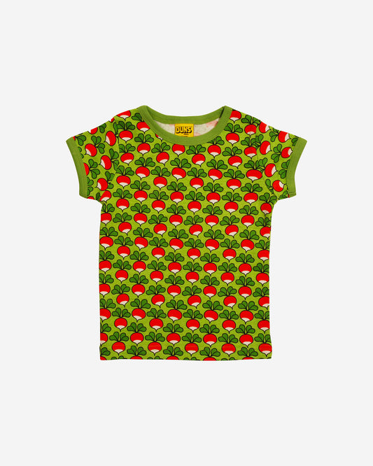 RADISH S/SLEEVE TSHIRTS - BRIGHT LIME GREEN