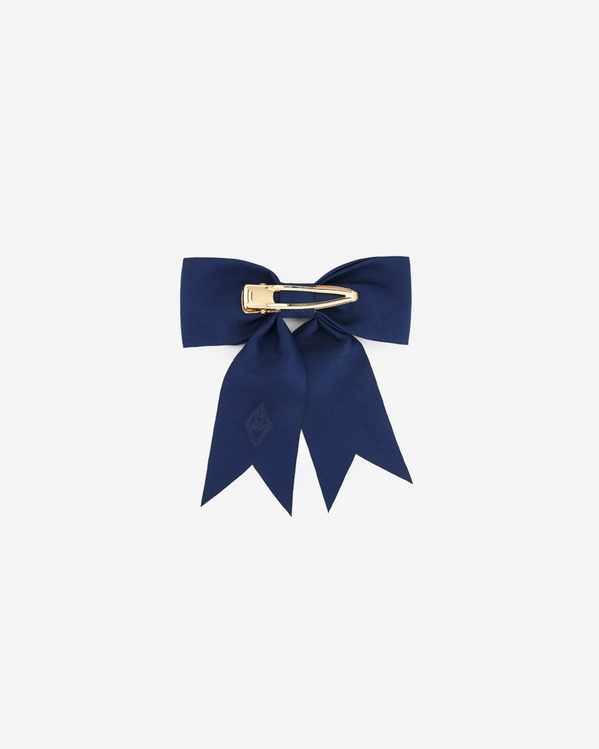 DEEP BLUE COATI BOW HAIR CLIP