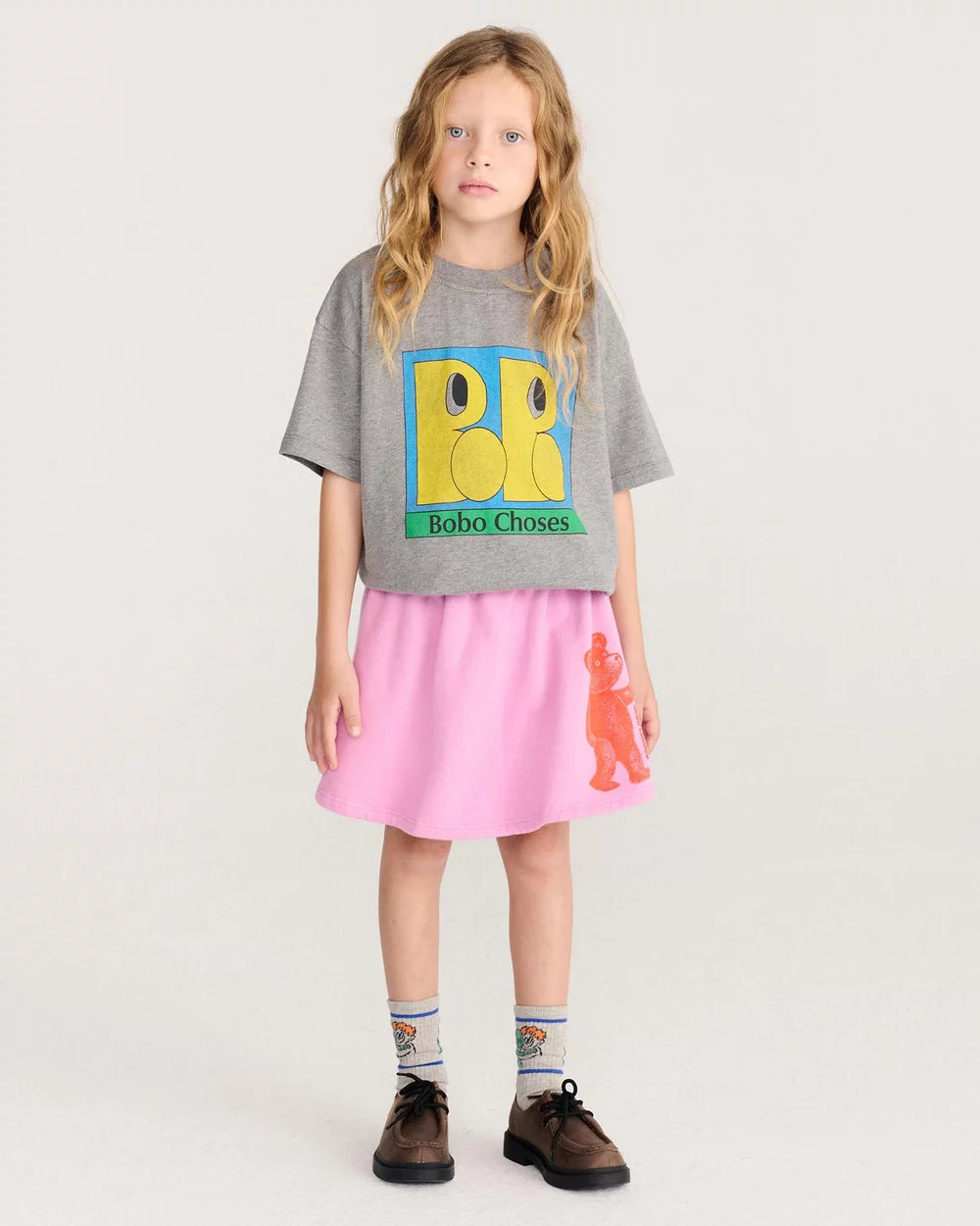 BOO BOBO T-SHIRTS - HEATHER GREY